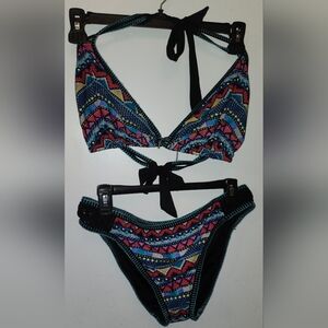 Colorful Geometric Bikini Set